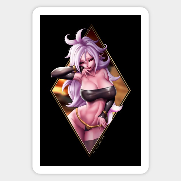 Android 21 Dragon Ball Sticker by DDxDD